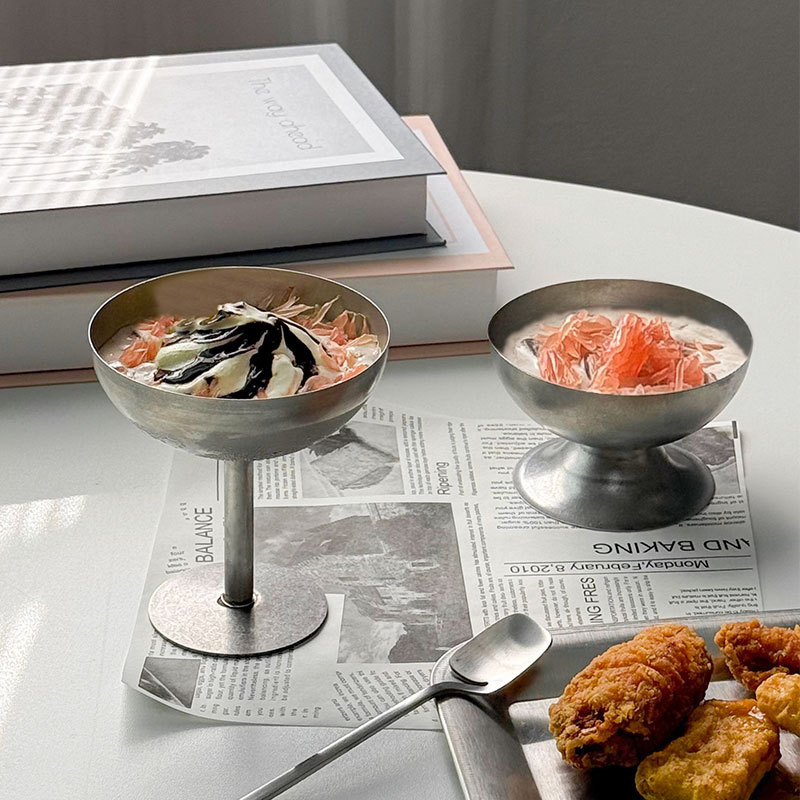 Stainless Steel Ice Cream Cup  - Home Bar Supplies ulasan dan harga