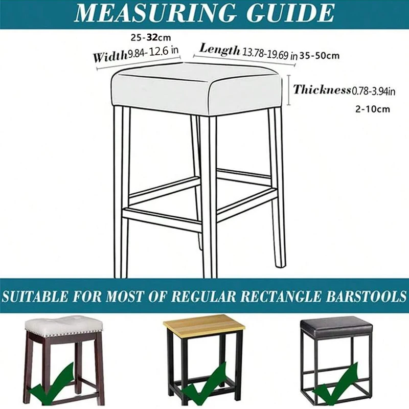 1/2pcs Bar Stool Cover Elastic - Home Bar Seating ulasan dan harga