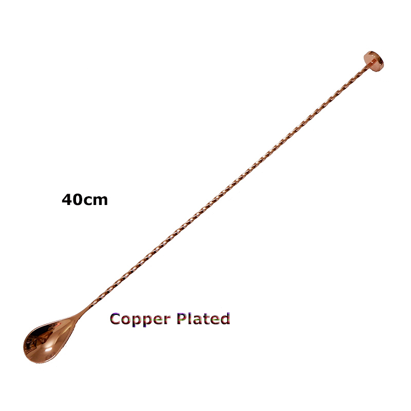 Free Shipping 40cm Stainless S - Bar Spoon Twisted ulasan dan harga