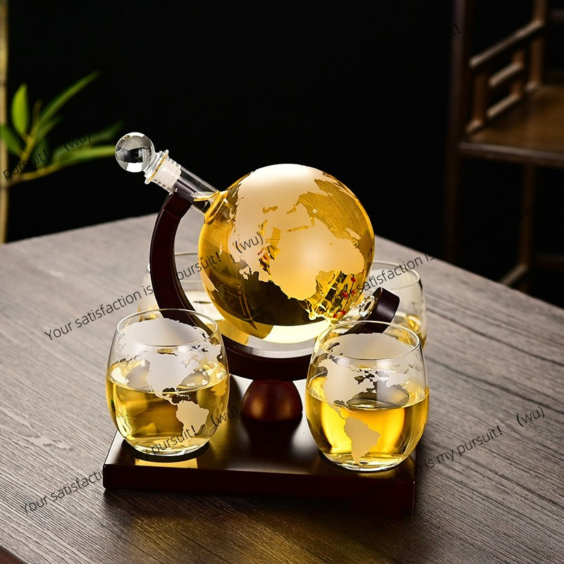 Creative Whiskey Glass Bottle  - Decanter Globe Set ulasan dan harga