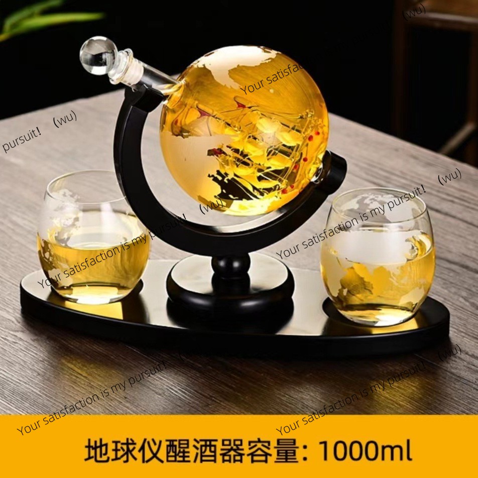 Creative Whiskey Glass Bottle  - Decanter Globe Set ulasan dan harga