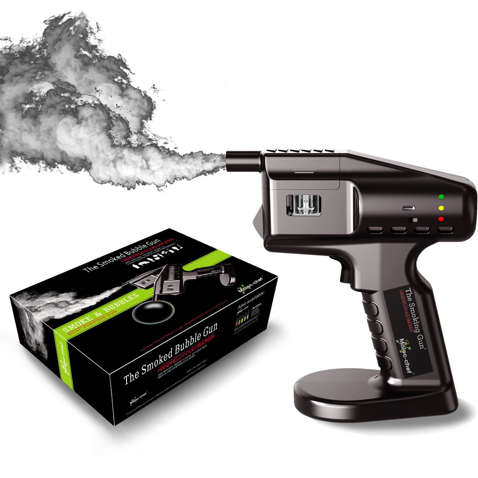 Rechargeable Flavor Blaster Co - Smoking Gun Kit ulasan dan harga