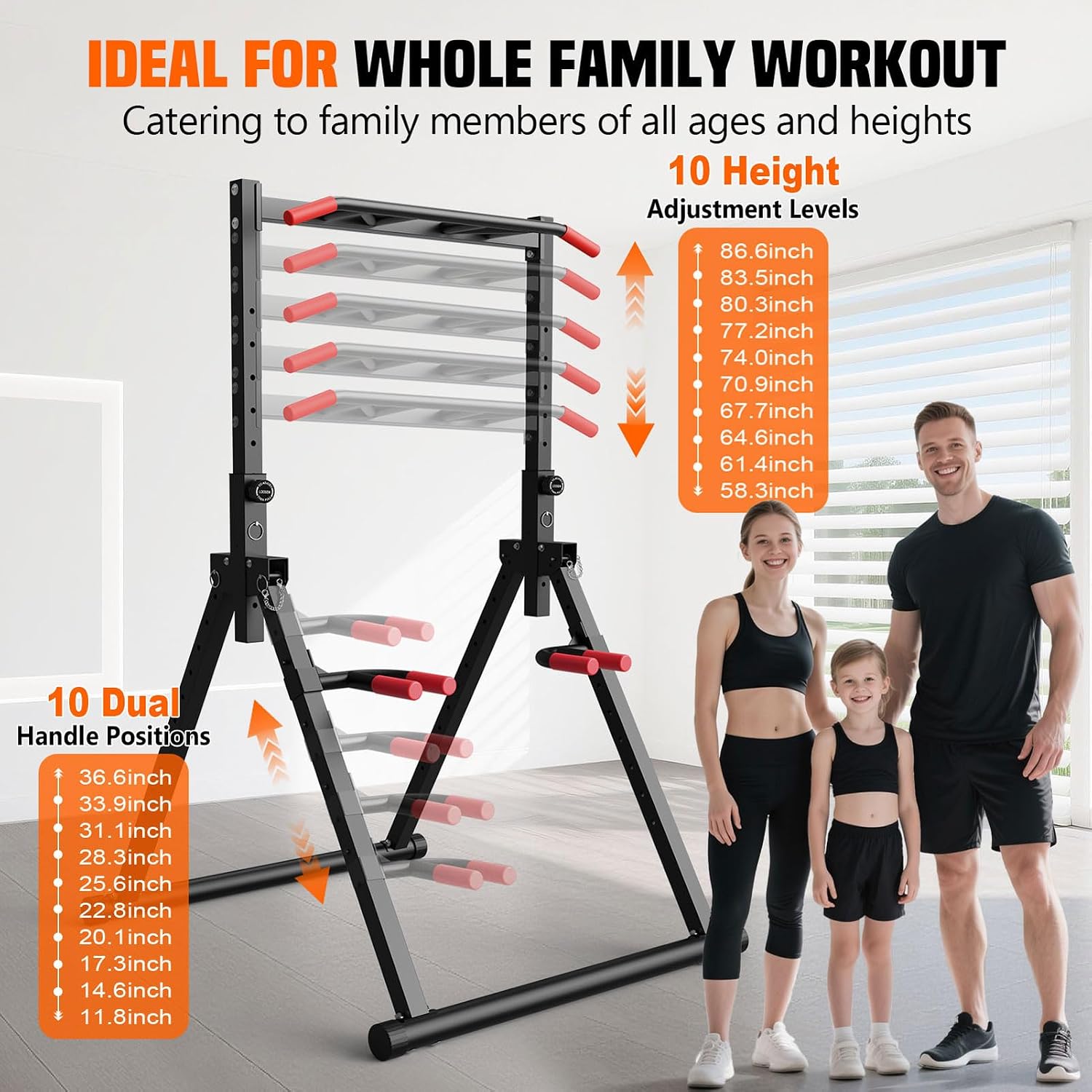 Foldable Power Tower Dip Stati - Home Bar Stand ulasan dan harga