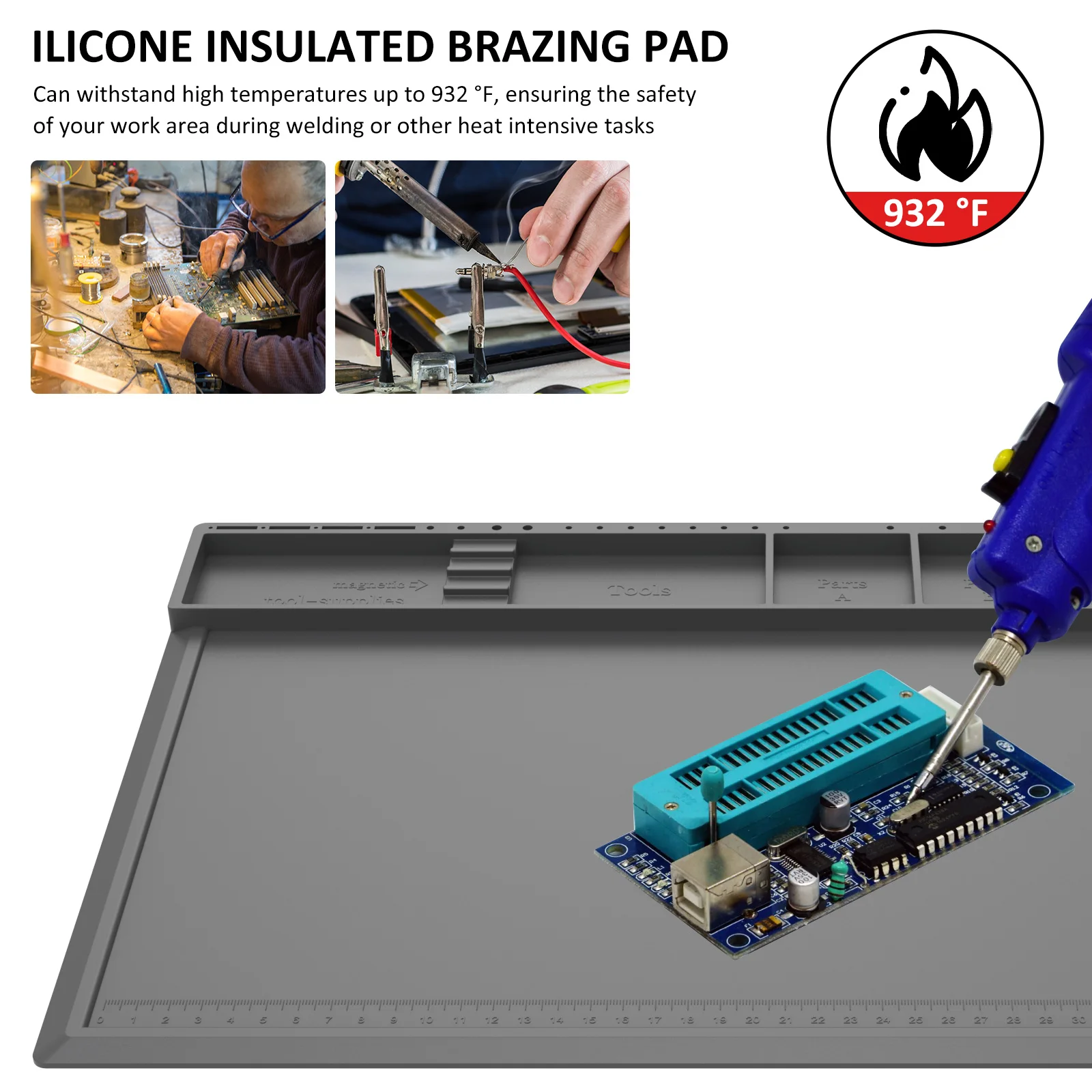 Soldering Station Mat Silicone - Bar Mat Rubber ulasan dan harga