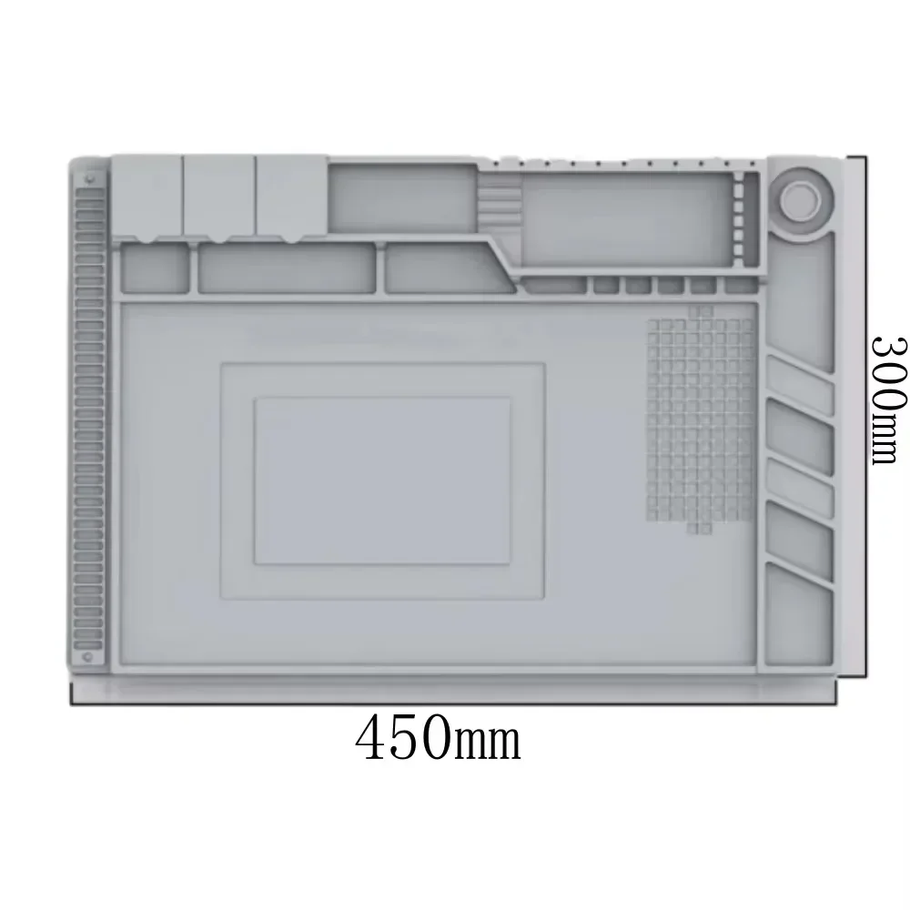 45*30CM Heat Insulation Workin - Bar Mat Rubber ulasan dan harga