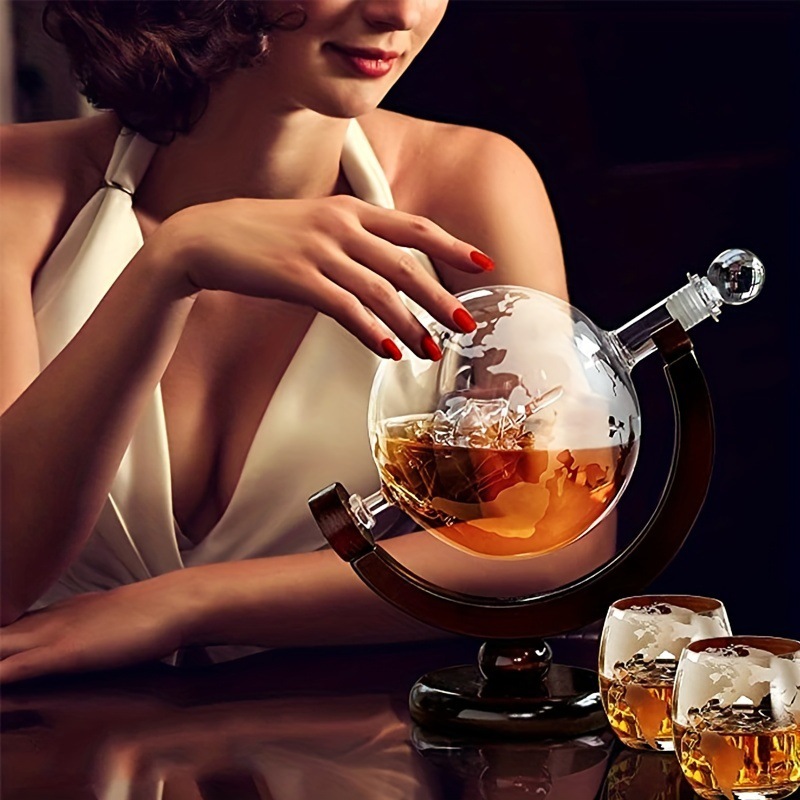 850ml Whiskey Globe Decanter S - Decanter Globe Set ulasan dan harga