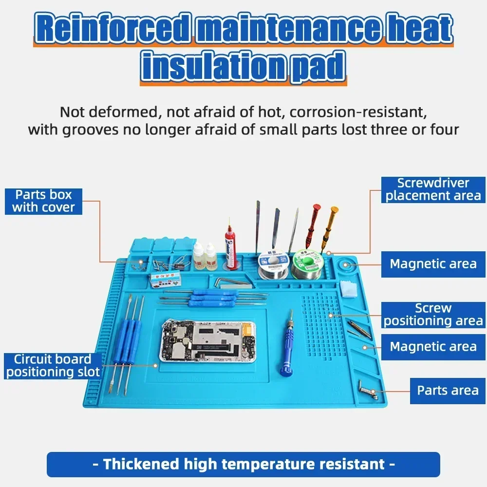 Heat Insulation Magnetic Silic - Bar Mat Rubber ulasan dan harga