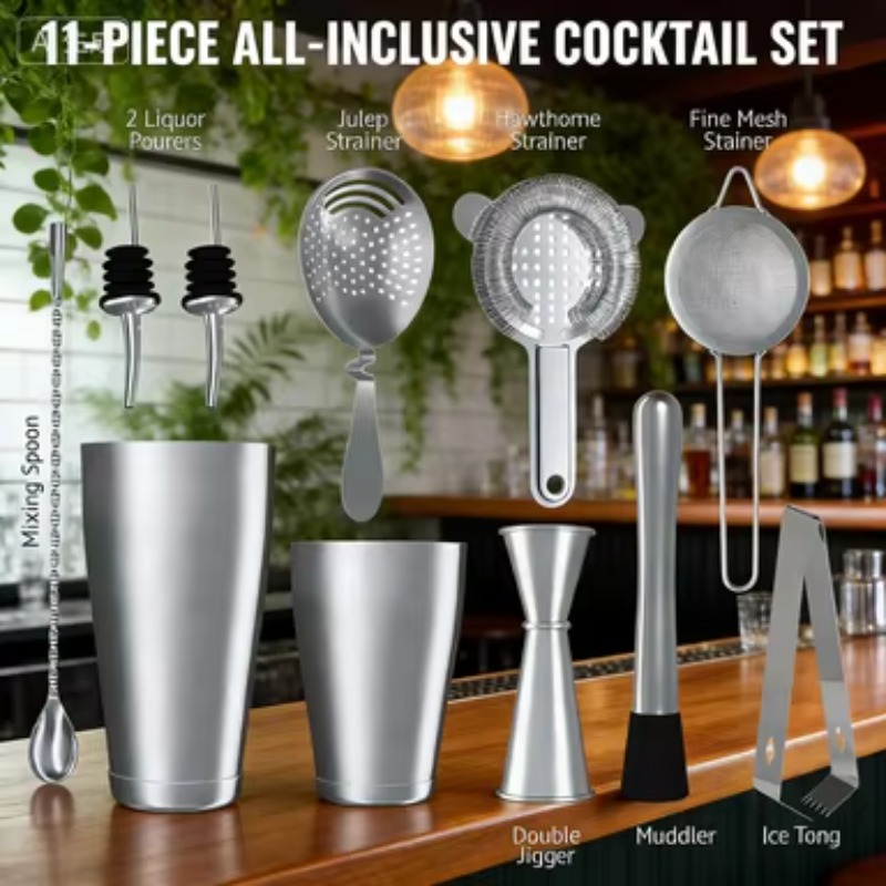 stllCAMOL FACTORY 11 Pieces Si - Boston Shaker Set ulasan dan harga