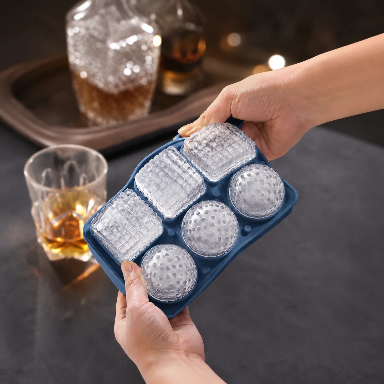 Silicone Whiskey Ice Cube Tray - Ice Mold Sphere ulasan dan harga
