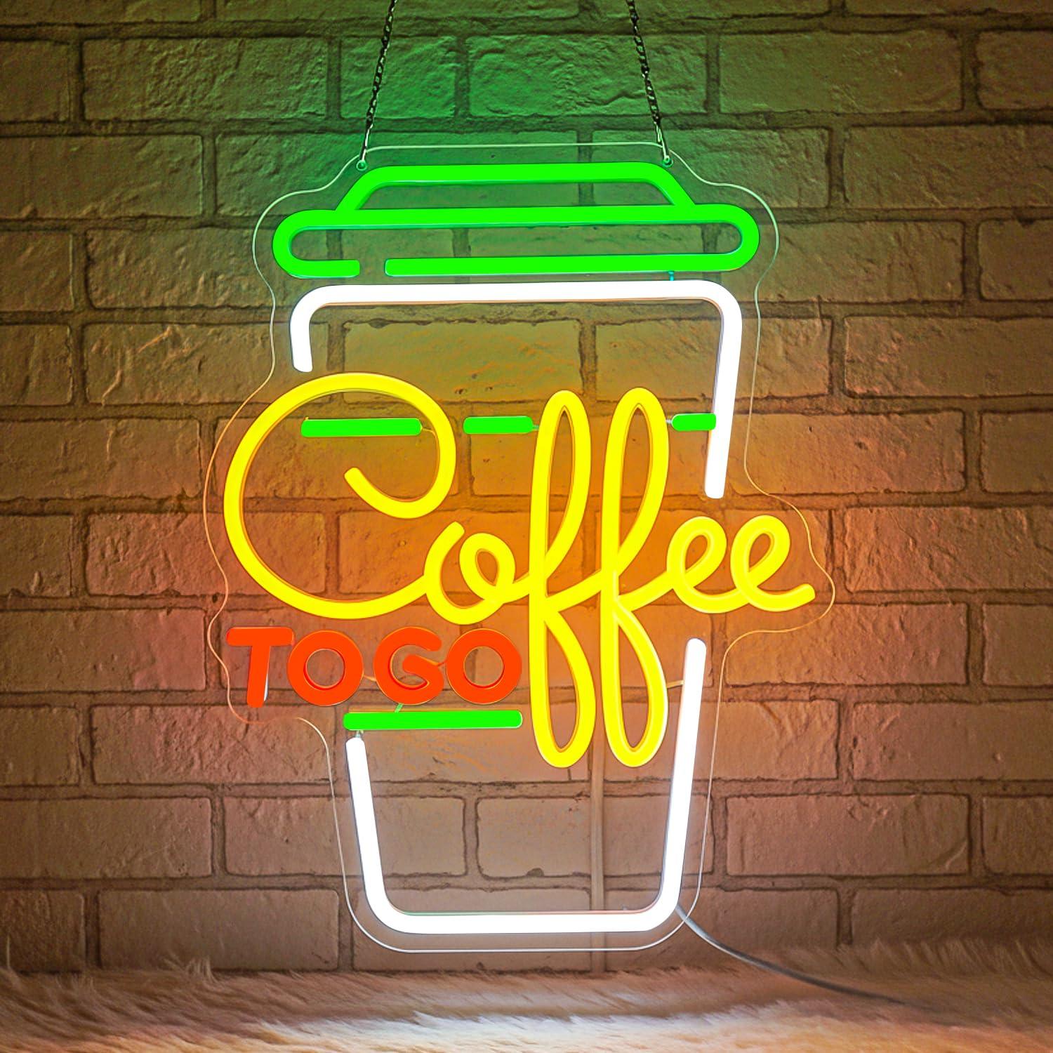 Coffee Neon Sign USB Dimmable  - Home Bar Signs ulasan dan harga