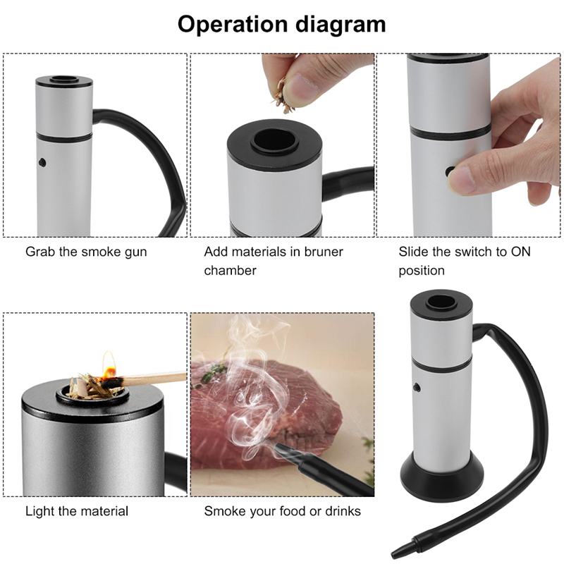 1 Set Food Cold Smoke Generato - Smoking Gun Kit ulasan dan harga