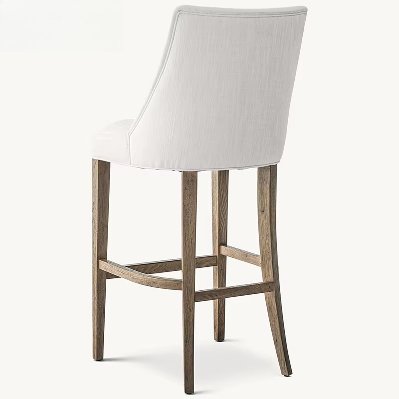 Light luxury solid wood bar ch - Home Bar Stools ulasan dan harga