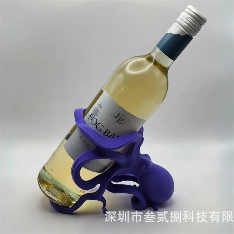 Octopus Wine Bottle Rack Table - Home Bar Stand ulasan dan harga