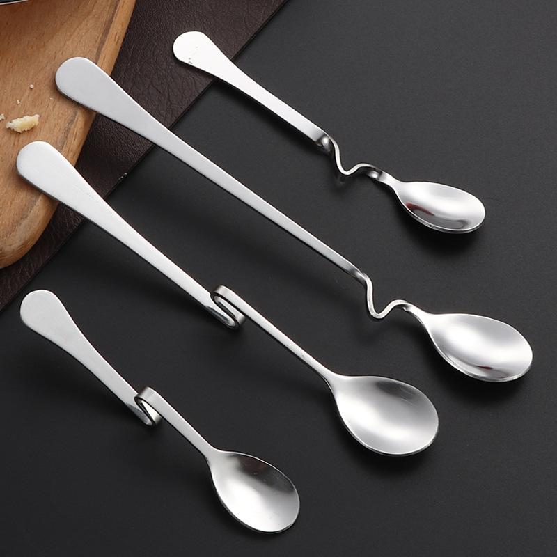 S-Shaped Twisted Handle Hangin - Bar Spoon Twisted ulasan dan harga