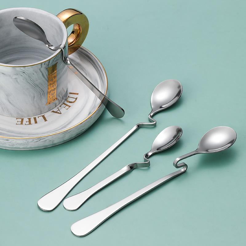 S-Shaped Twisted Handle Hangin - Bar Spoon Twisted ulasan dan harga