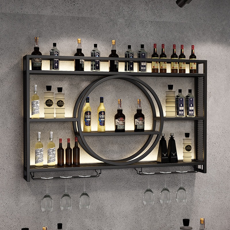 Bar wine rack wall-mounted win - Home Bar Stand ulasan dan harga
