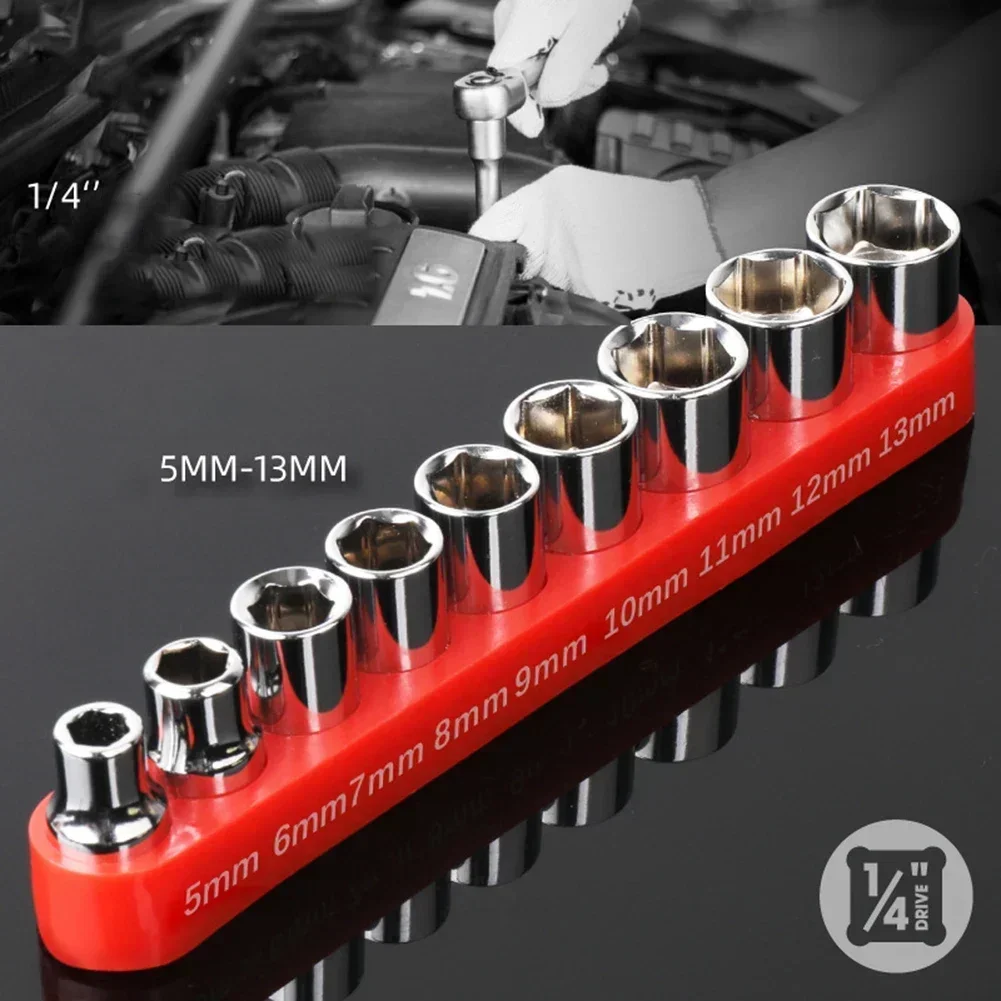 9 Pcs 1/4 Inch Drive 5-13mm He - Home Bar Supplies ulasan dan harga