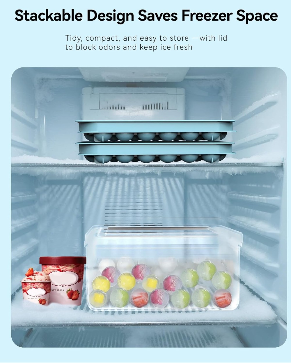 Mini Ice Ball Trays with Lid & - Ice Mold Sphere ulasan dan harga