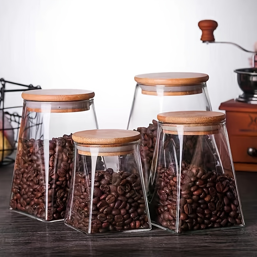4pcs Glass Storage Jar Set Hig - Highball Glass Set ulasan dan harga
