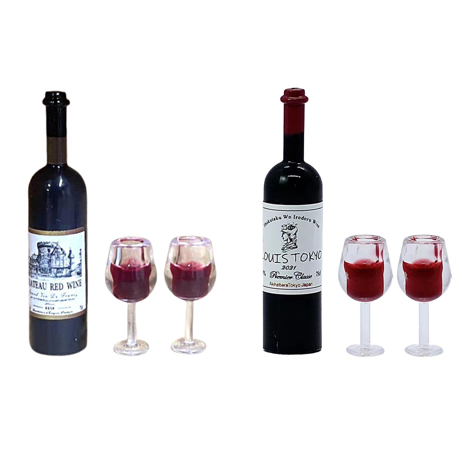 1/12 Scale Dollhouse Wine Bott - Home Bar Supplies ulasan dan harga