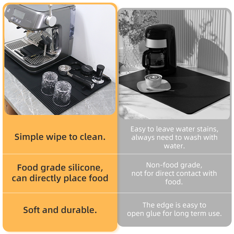 Coffee Tamper Mat Espresso Por - Bar Mat Rubber ulasan dan harga