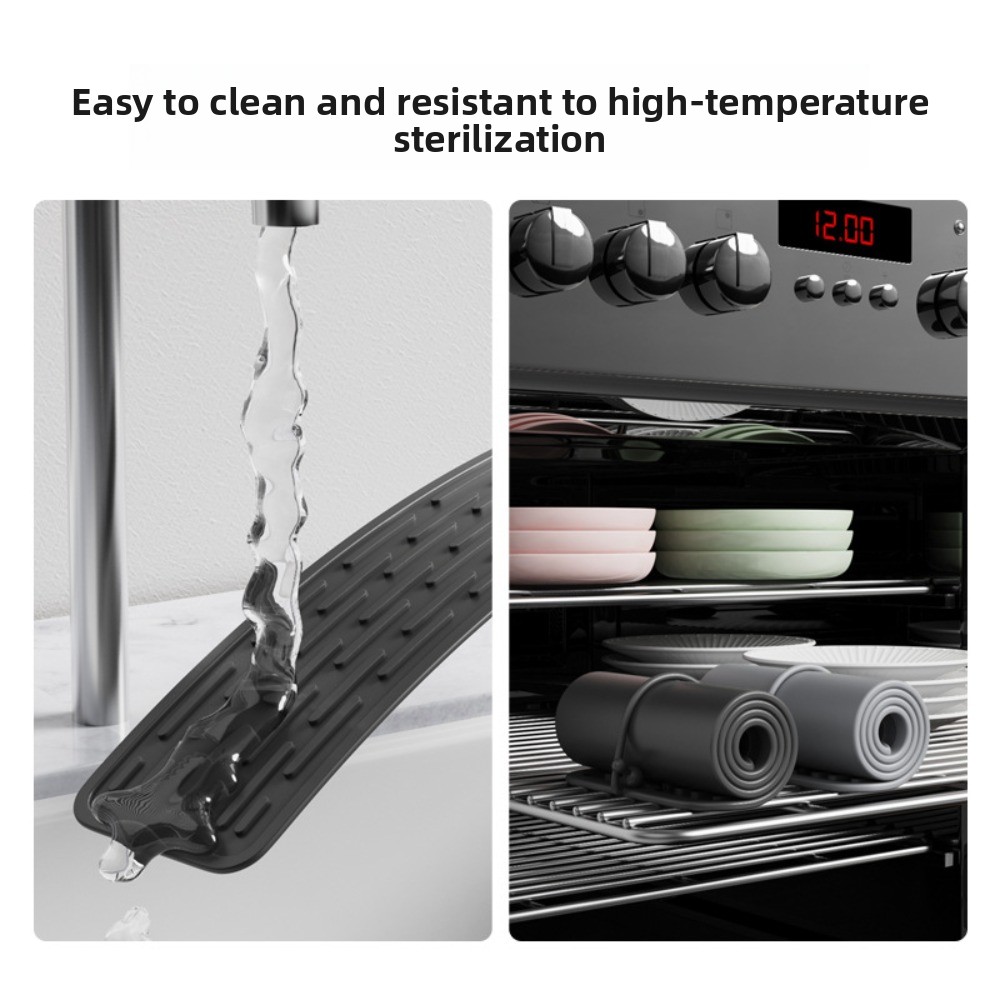 Non-Slip Silicone Drying Mat L - Bar Mat Rubber ulasan dan harga