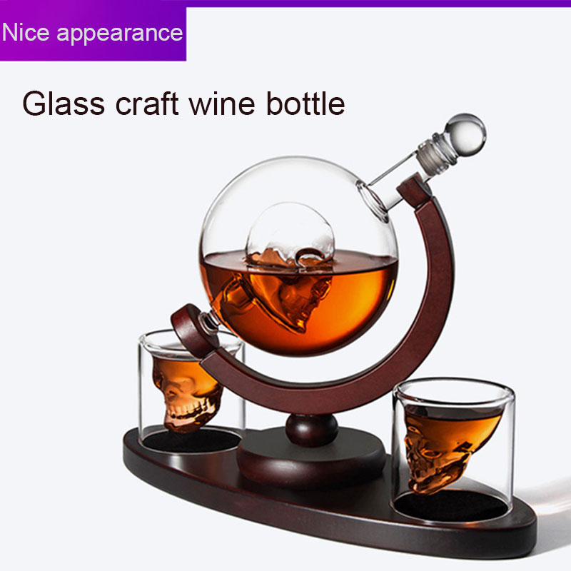 Skull Globe Whiskey Decanter S - Decanter Globe Set ulasan dan harga