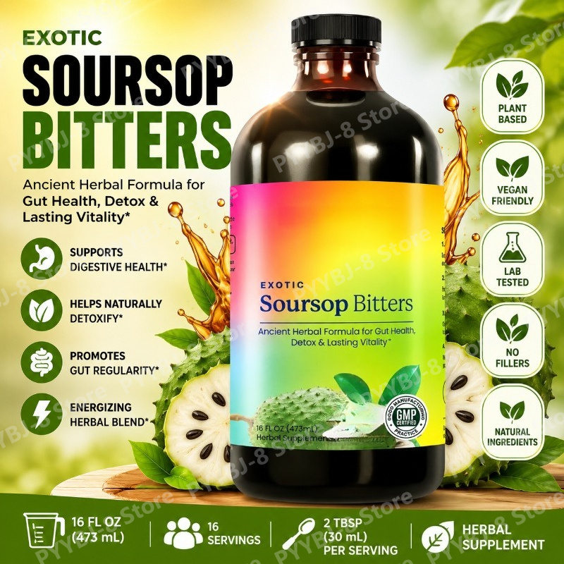Soursop Bitters Drops Liquid 4 - Bitters Bottle Set ulasan dan harga
