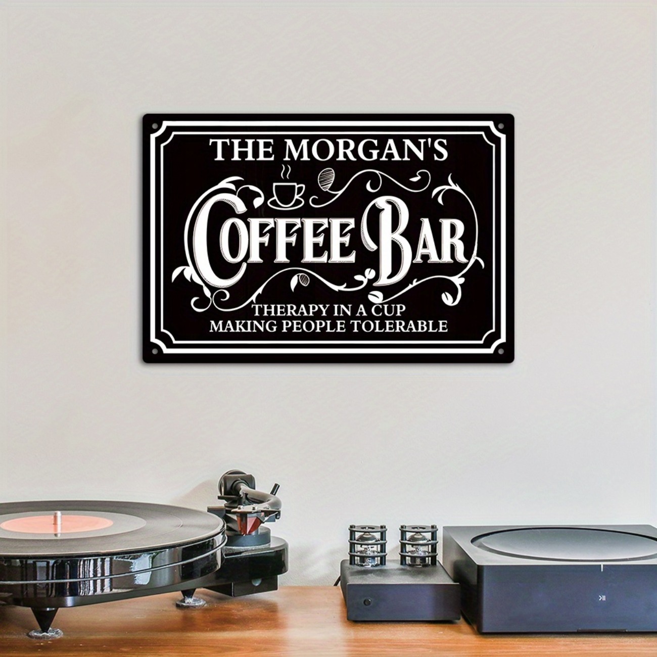 1pc Personalized The Morgan's  - Home Bar And Coffee ulasan dan harga