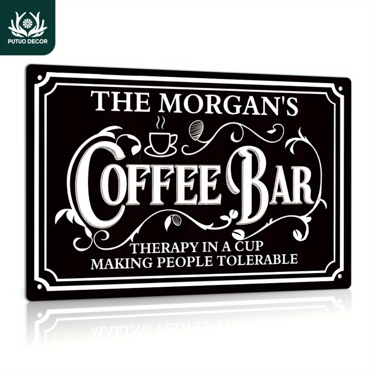 1pc Personalized The Morgan's  - Home Bar And Coffee ulasan dan harga