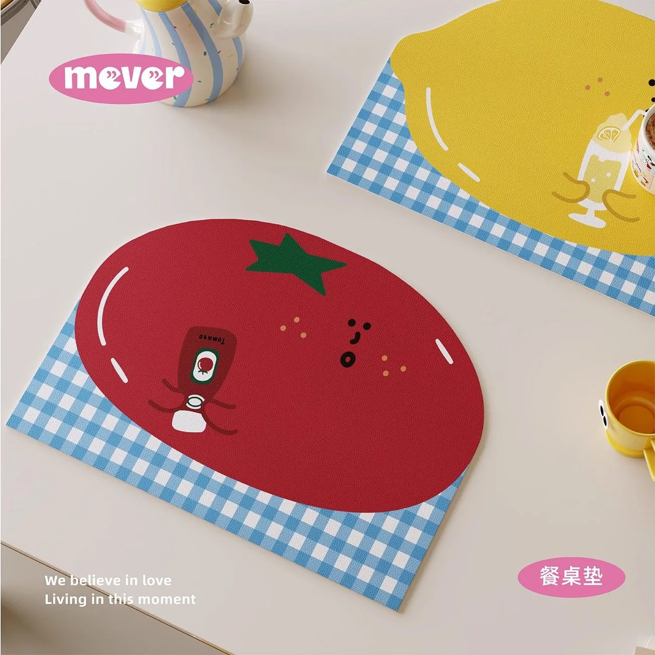 Cartoon Leather Water Proof He - Bar Mat Rubber ulasan dan harga