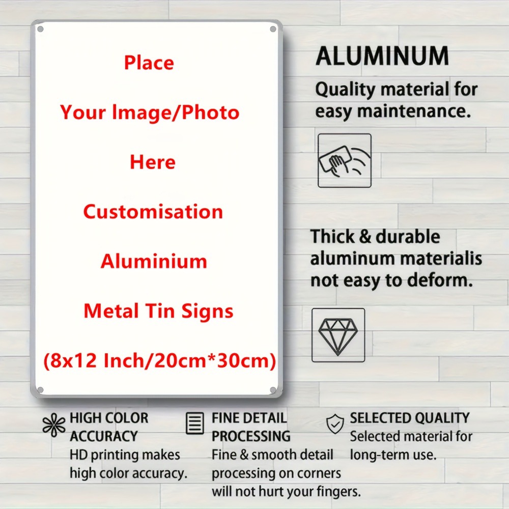 1pc Custom Aluminum Tin Sign 8 - Home Bar Signs ulasan dan harga