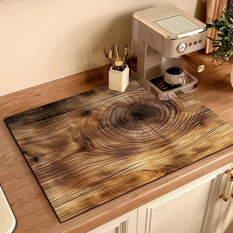 VIKAMA American Wood Grain Tab - Bar Mat Rubber ulasan dan harga