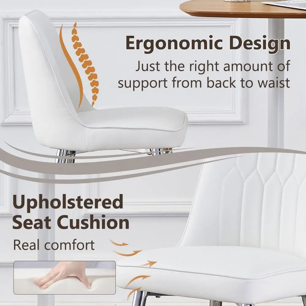 Set of 2 White Upholstered 27  - Home Bar Stools ulasan dan harga