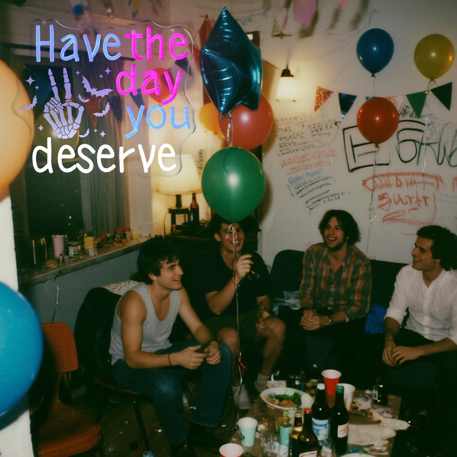Have The Day You Deserve Neon  - Home Bar Signs ulasan dan harga