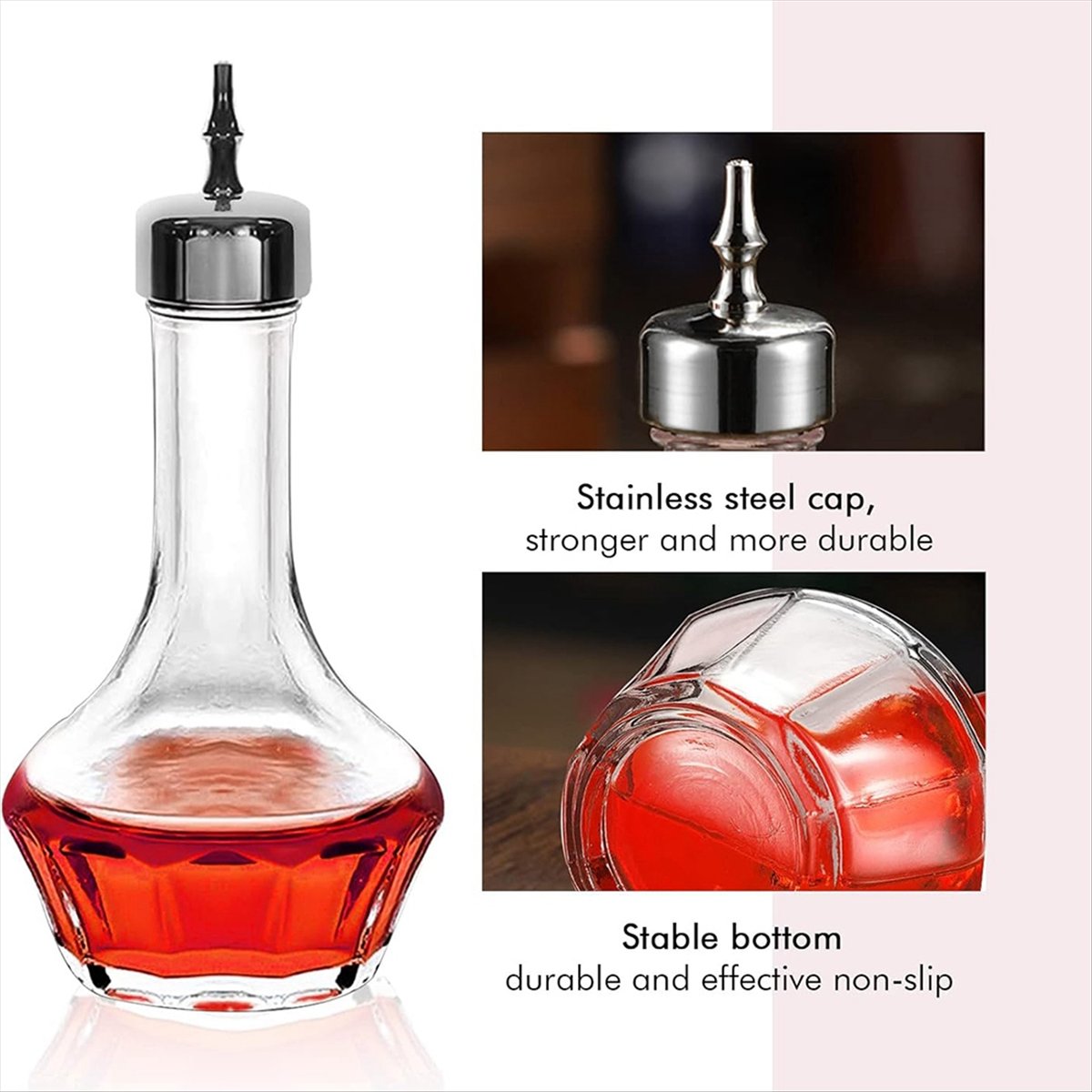 REST 6 PCS Bitters Bottle Set  - Bitters Bottle Set ulasan dan harga