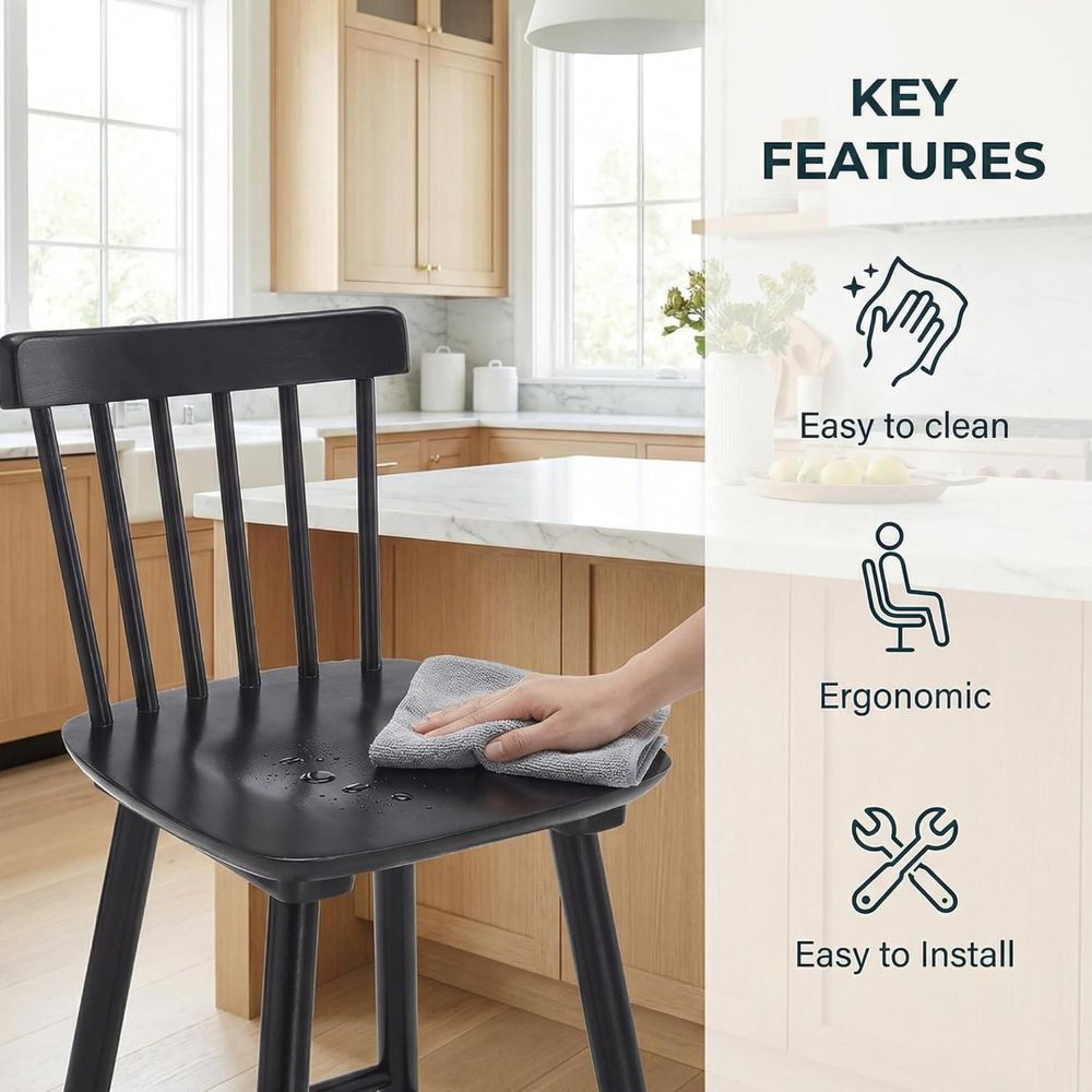 Set of 4, 26 Counter Height Wo - Home Bar Stools ulasan dan harga